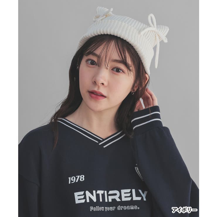 帽子 ニット帽 ネコ耳[品番：HNSW0010276]｜Honeys（ハニーズ
