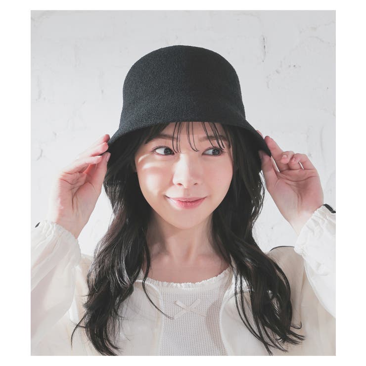 お15☆ HUNTING WORLD バケットハット レディース ブラック 柄 バケットハット 帽子 レディース 秋 冬 juce1328[品番