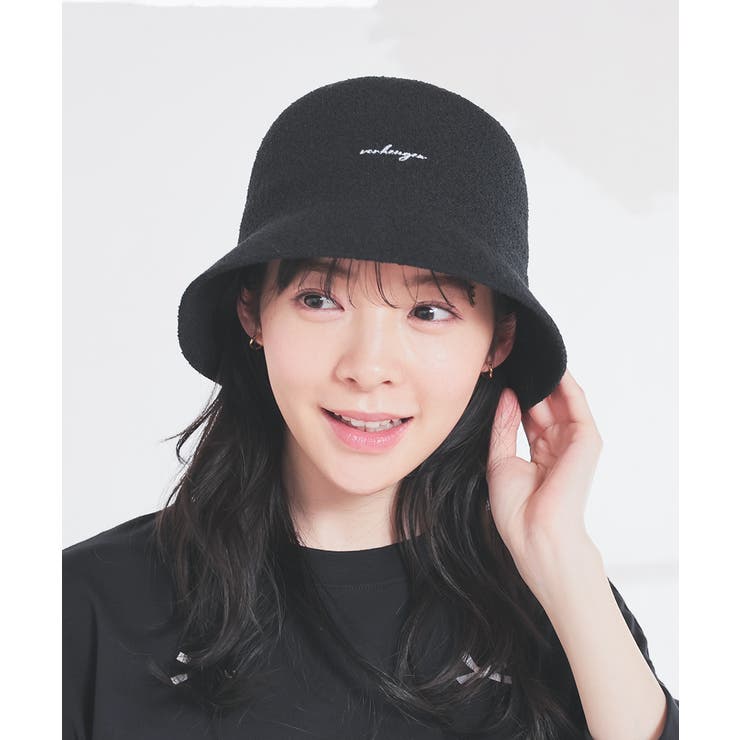 紗栄子着用patouバケットハット黒
