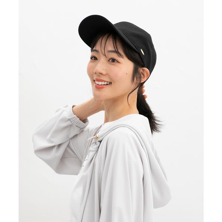 ブラック | 帽子 キャップ プレート付き | Honeys