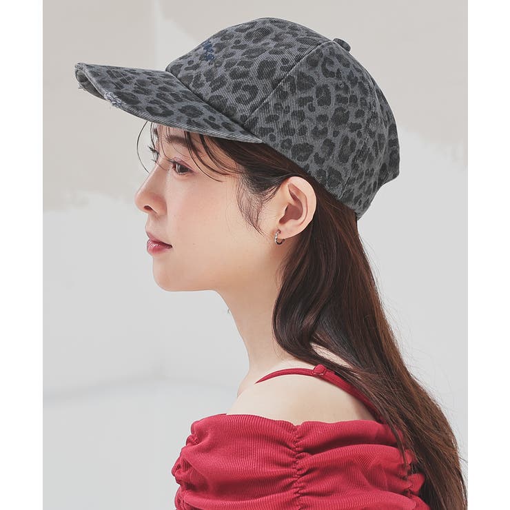 クロヒョウ柄 | 帽子 キャップ ロゴ | Honeys