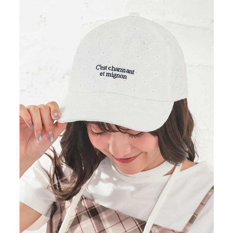 ホワイトレース | 帽子 キャップ ロゴ | Honeys