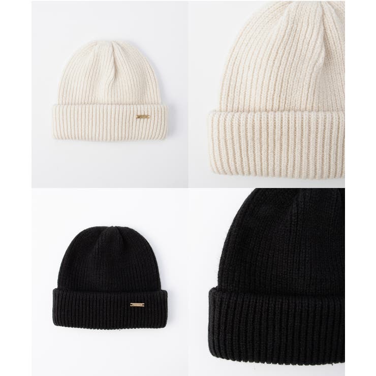 帽子 ニット帽 プレート付き | Honeys | 詳細画像12 