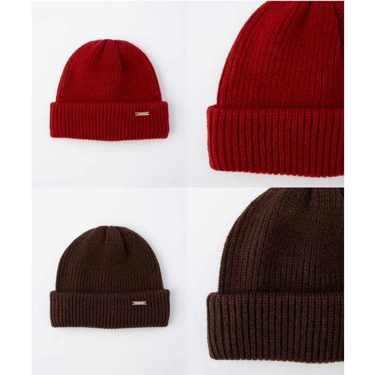 帽子 ニット帽 プレート付き | Honeys | 詳細画像13 