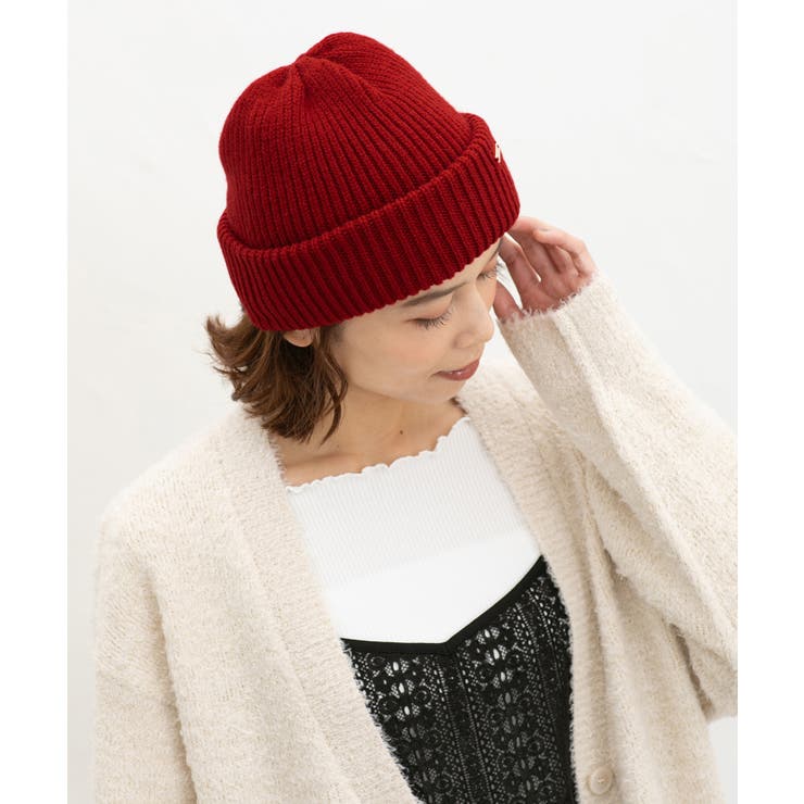 帽子 ニット帽 プレート付き | Honeys | 詳細画像6 