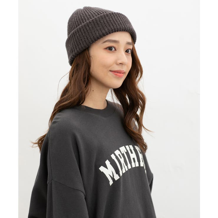 帽子 ニット帽 プレート付き | Honeys | 詳細画像8 