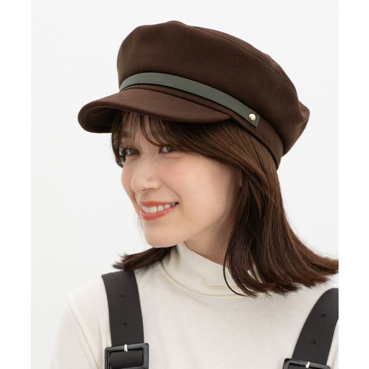 ブラウン | 帽子 キャスケット マリン帽 | Honeys