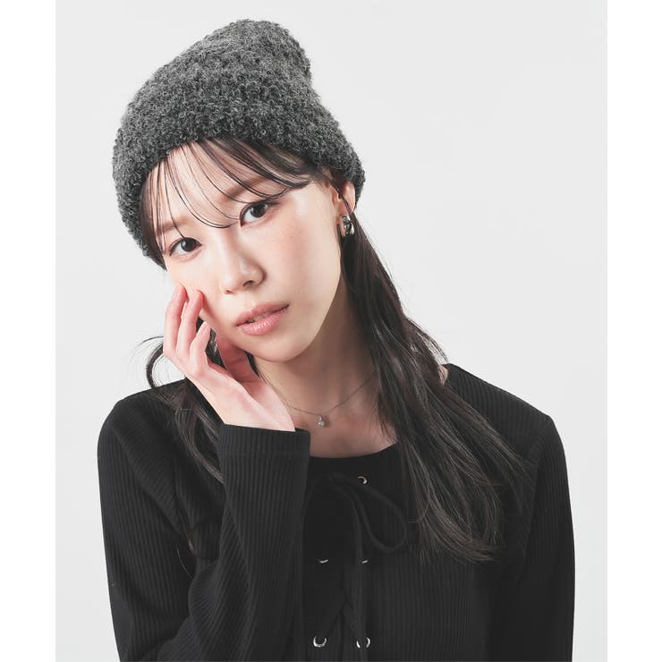 帽子 ニット帽 リブ編み | Honeys | 詳細画像4 