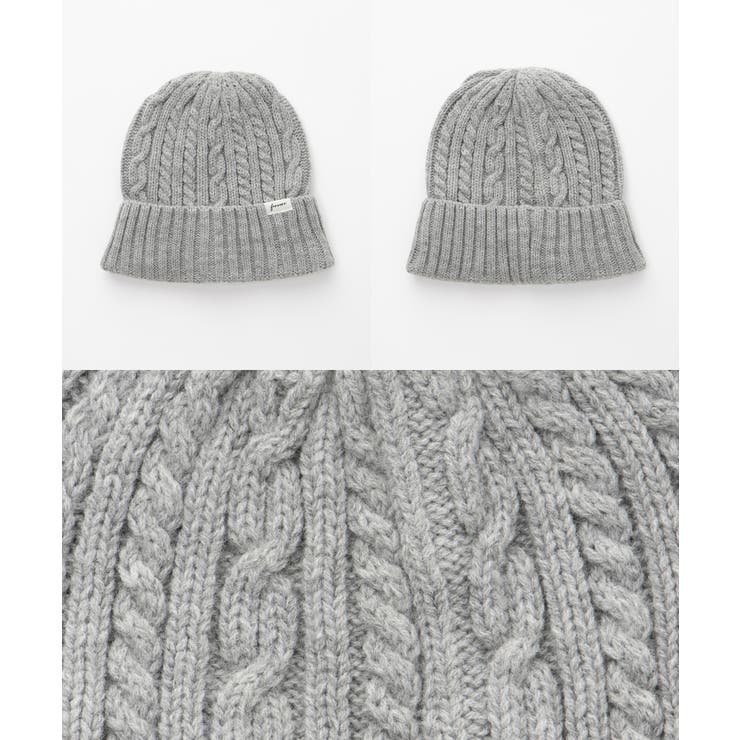 帽子 ニット帽 ケーブル編み | Honeys | 詳細画像14 
