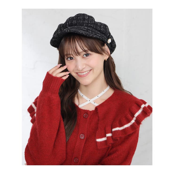 帽子 キャスケット サイズ調整 | Honeys | 詳細画像5 