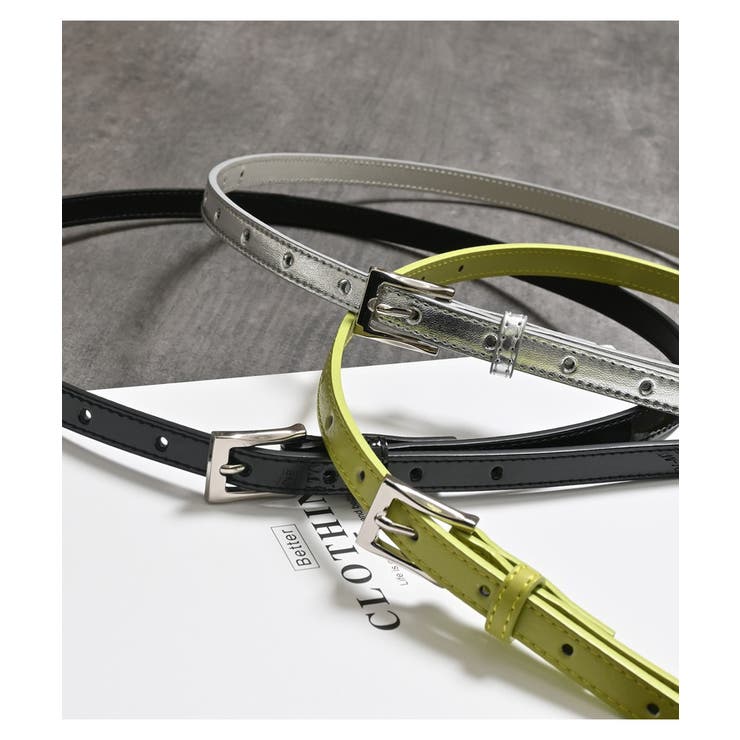 ベルト 細ベルト レディース | Honeys | 詳細画像10 