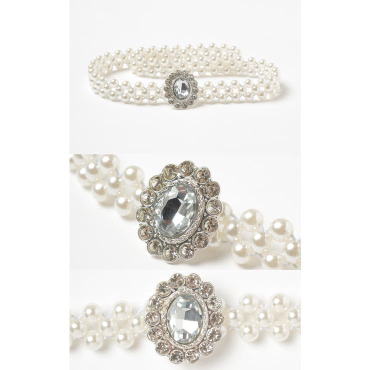 ベルト ゴムベルト パールビーズ | Honeys | 詳細画像11 