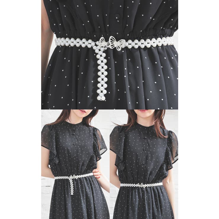 ベルト ゴムベルト パールビーズ | Honeys | 詳細画像13 