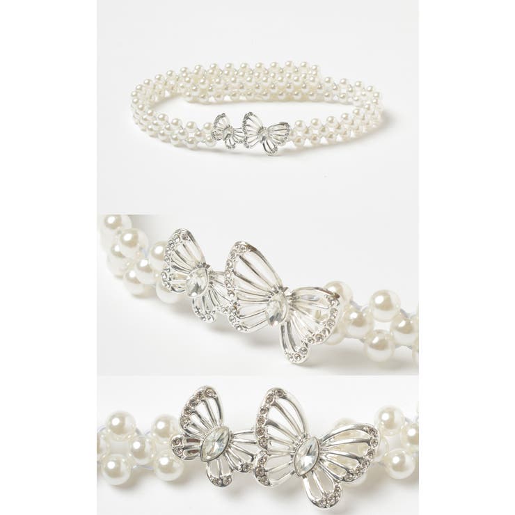 ベルト ゴムベルト パールビーズ | Honeys | 詳細画像7 