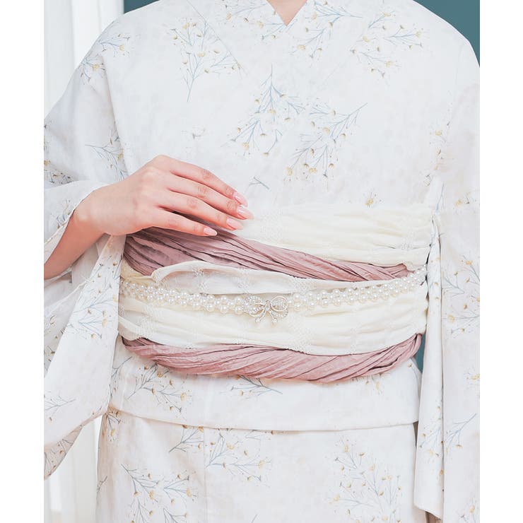 リボン | ベルト ゴムベルト パールビーズ | Honeys