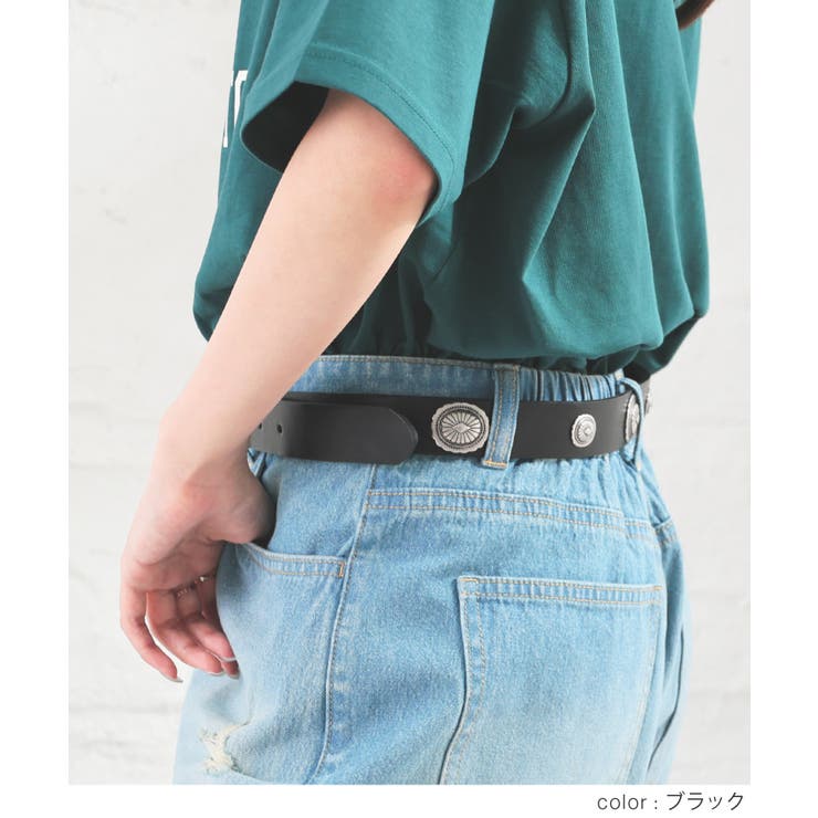 ベルト 合皮 コンチョ付き | Honeys | 詳細画像4 