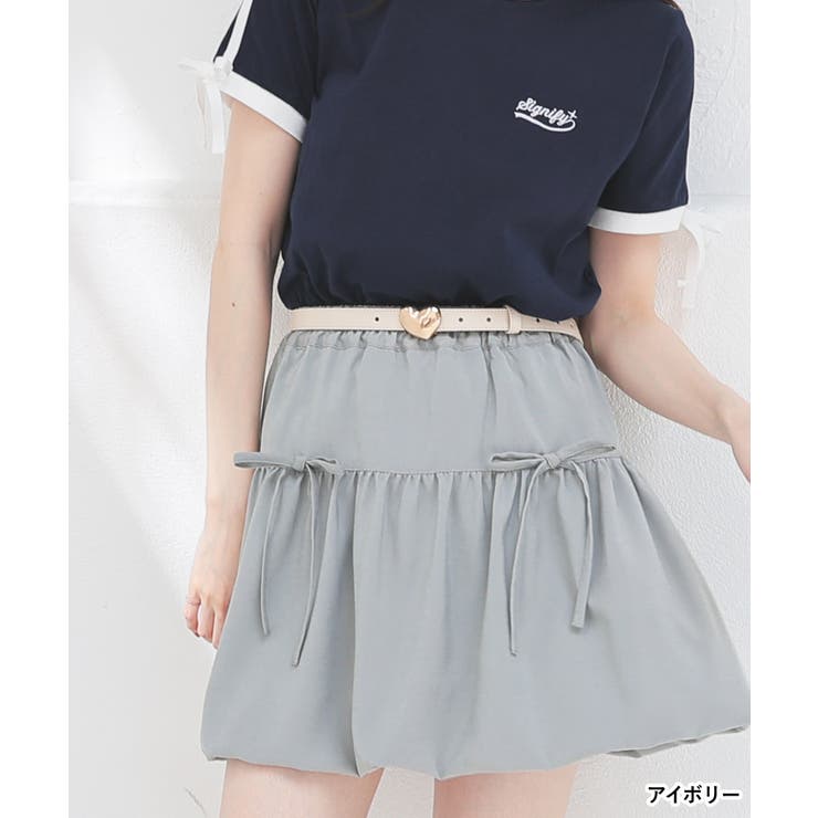 ベルト ハートモチーフ 合皮 | Honeys | 詳細画像2 