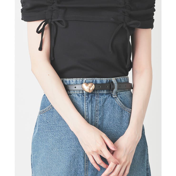 ベルト ハートモチーフ 合皮 | Honeys | 詳細画像6 