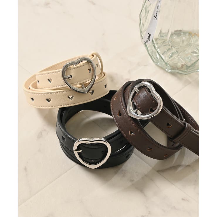 ベルト ハートホール ハートバックル | Honeys | 詳細画像2 