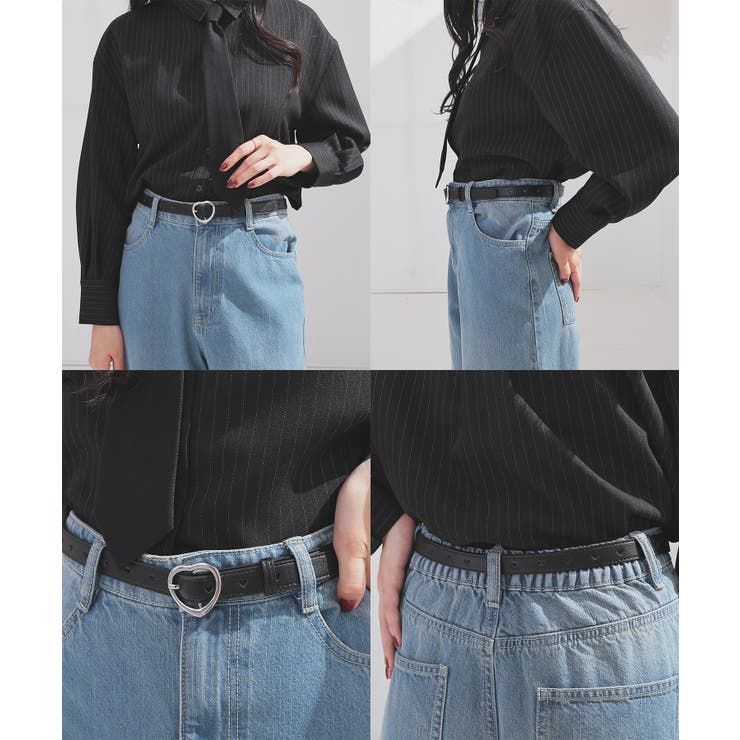 ベルト ハートホール ハートバックル | Honeys | 詳細画像6 