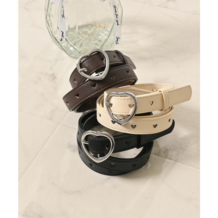 ベルト ハートホール ハートバックル | Honeys | 詳細画像9 