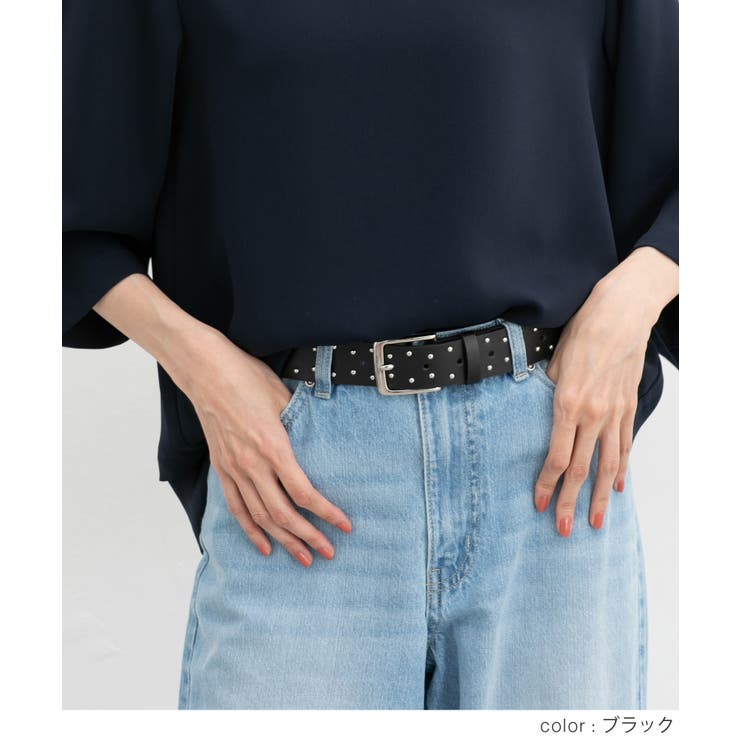 ベルト スタッズ 合皮 | Honeys | 詳細画像2 