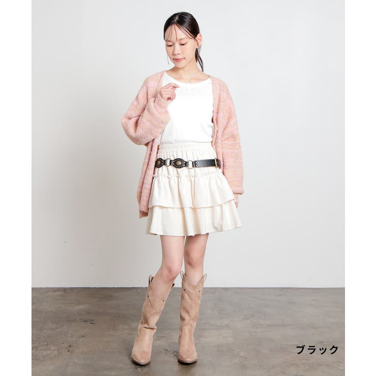 ベルト 合皮 装飾 | Honeys | 詳細画像2 