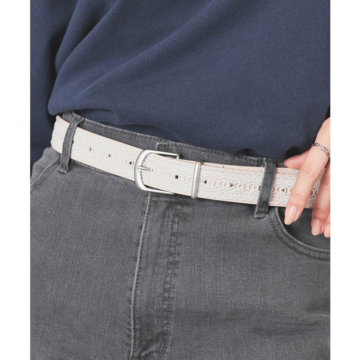 ベルト 合皮ベルト レース使い | Honeys | 詳細画像3 