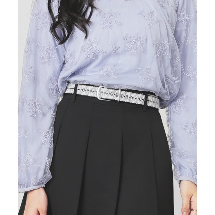 ベルト 合皮ベルト レース使い | Honeys | 詳細画像6 