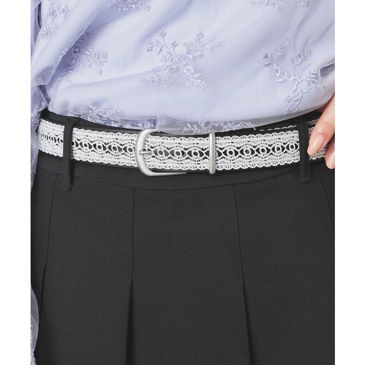 ベルト 合皮ベルト レース使い | Honeys | 詳細画像7 