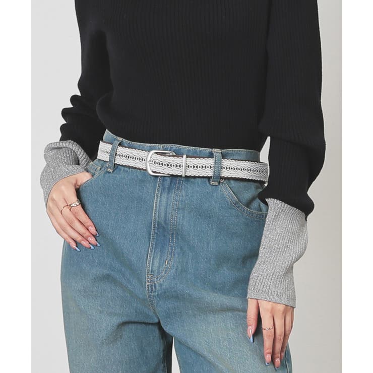 ベルト 合皮ベルト レース使い | Honeys | 詳細画像8 