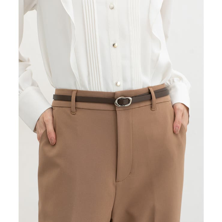 ダークブラウン | ベルト 細ベルト 合皮 | Honeys