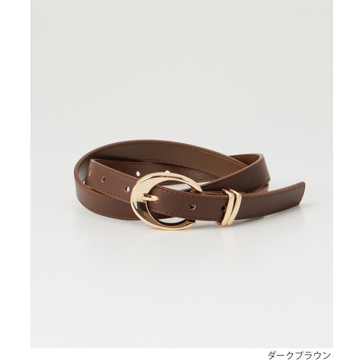 ベルト ラウンドバックル メタルループ | Honeys | 詳細画像11 