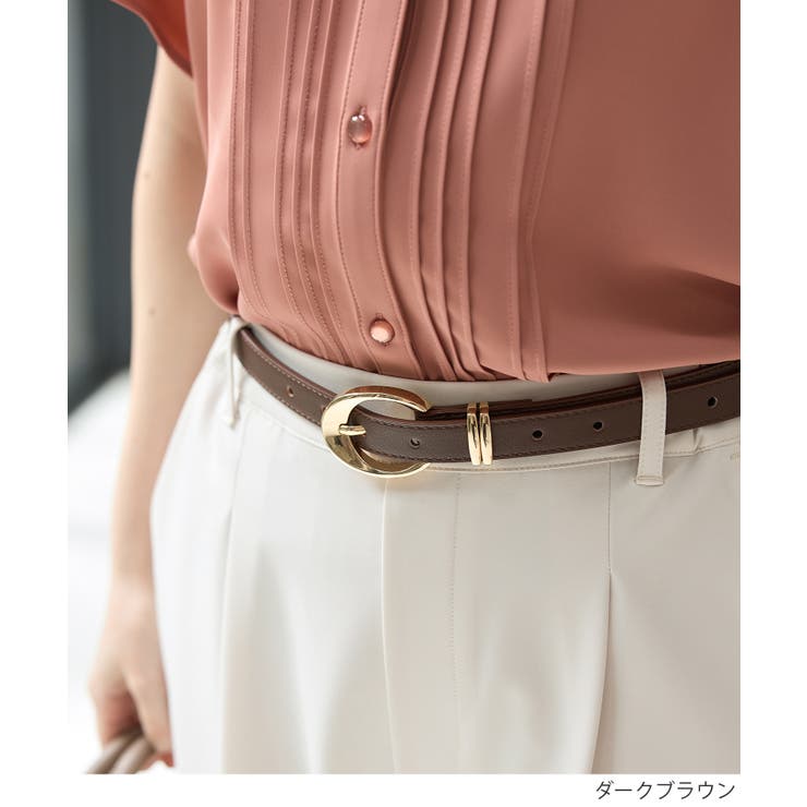 ベルト ラウンドバックル メタルループ | Honeys | 詳細画像6 