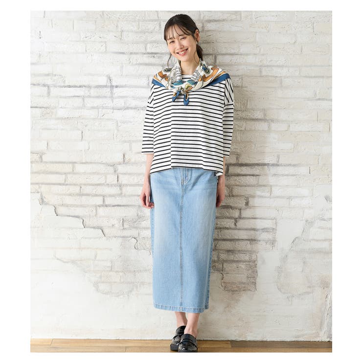 スカーフ サテン 幾何学柄 | Honeys | 詳細画像4 