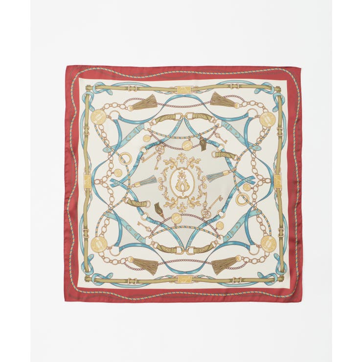 スカーフ サテン チェーン柄 | Honeys | 詳細画像13 