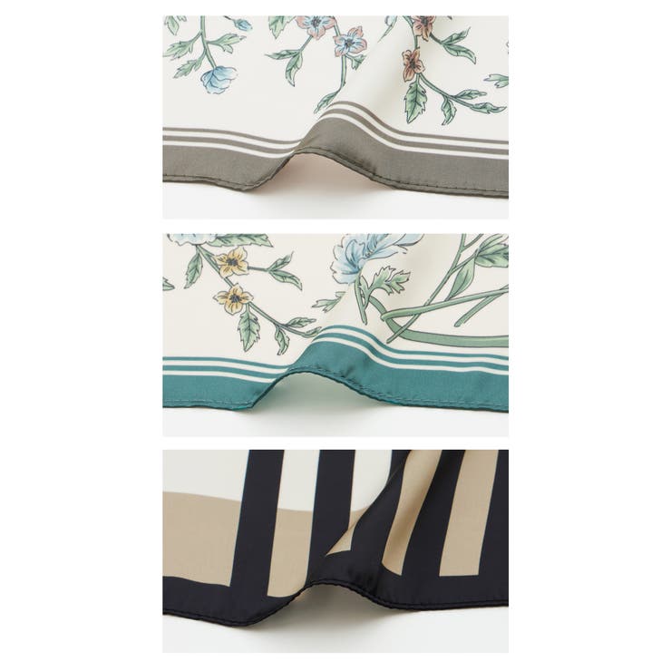 スカーフ サテン チェーン柄 | Honeys | 詳細画像7 