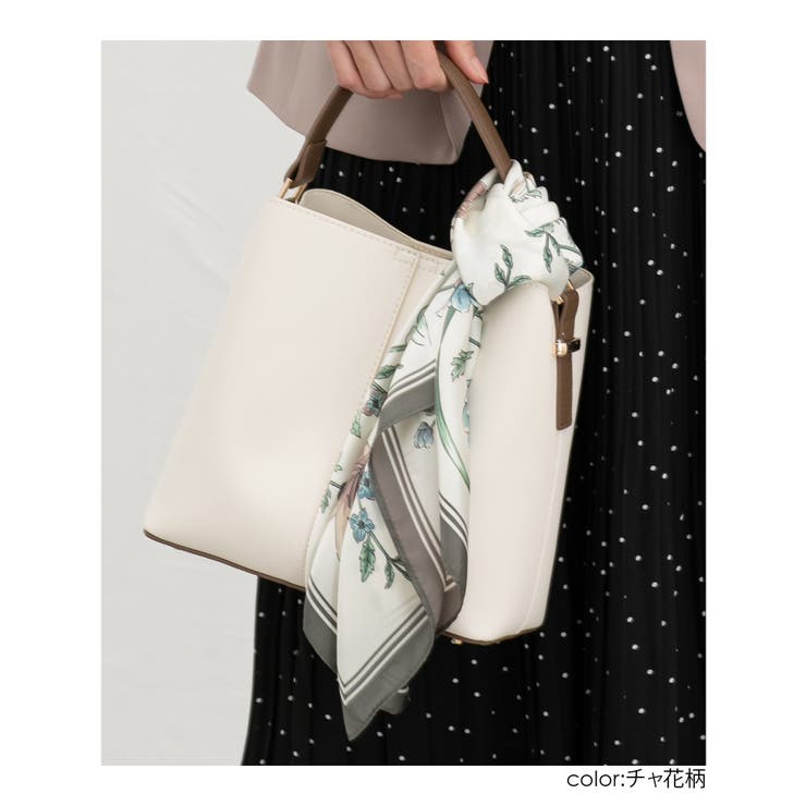 スカーフ サテン チェーン柄 | Honeys | 詳細画像8 