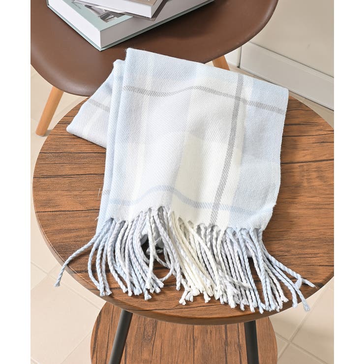 グレーチェック | マフラー 吸湿発熱 抗菌 | Honeys