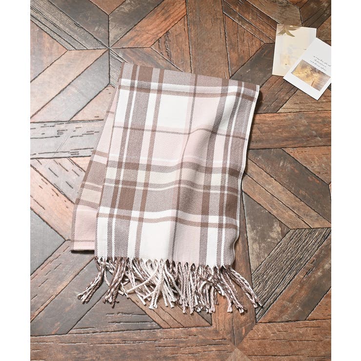 ピンク×オフ | ストール 吸湿発熱 抗菌 | Honeys