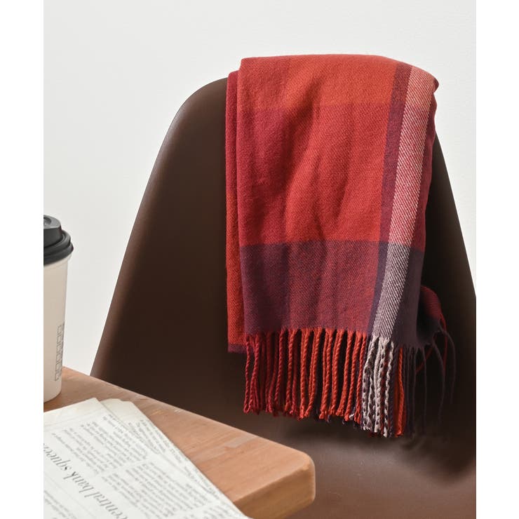 アカチェック | ストール 吸湿発熱 抗菌 | Honeys