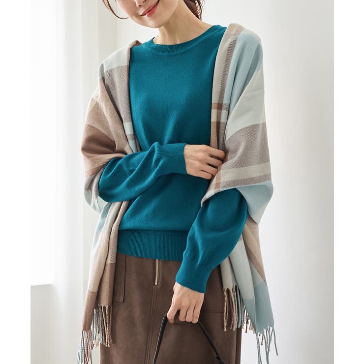 ミントチェック | ストール 吸湿発熱 抗菌 | Honeys