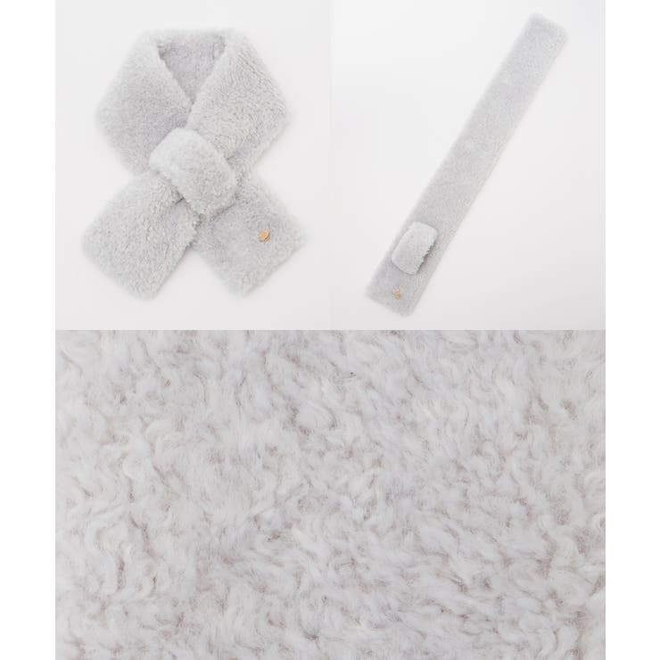 ティペット チャームプレート付き プードルフェイクファー | Honeys | 詳細画像11 