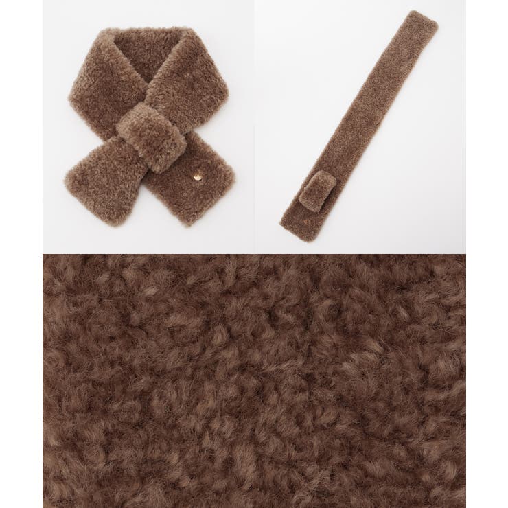 ティペット チャームプレート付き プードルフェイクファー | Honeys | 詳細画像12 