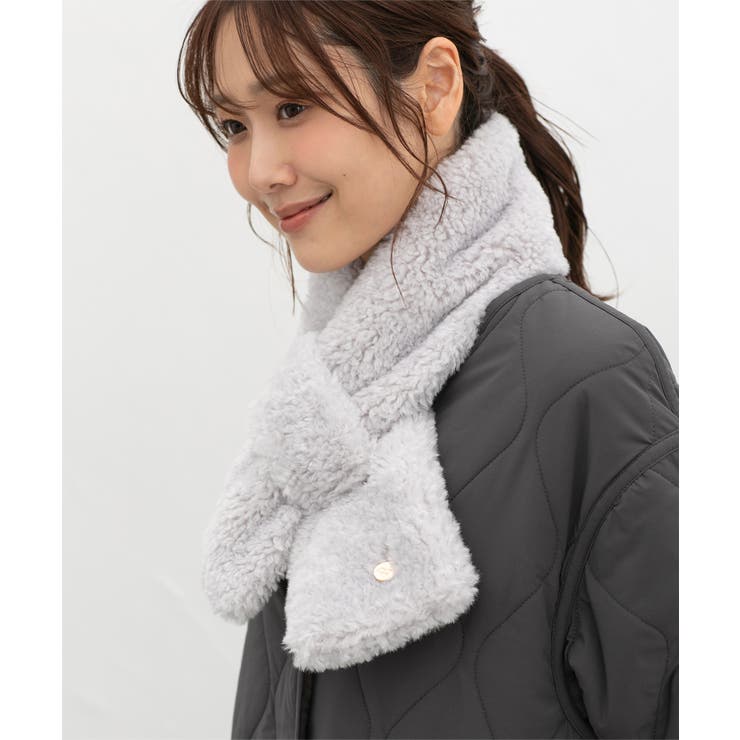 ティペット チャームプレート付き プードルフェイクファー | Honeys | 詳細画像4 