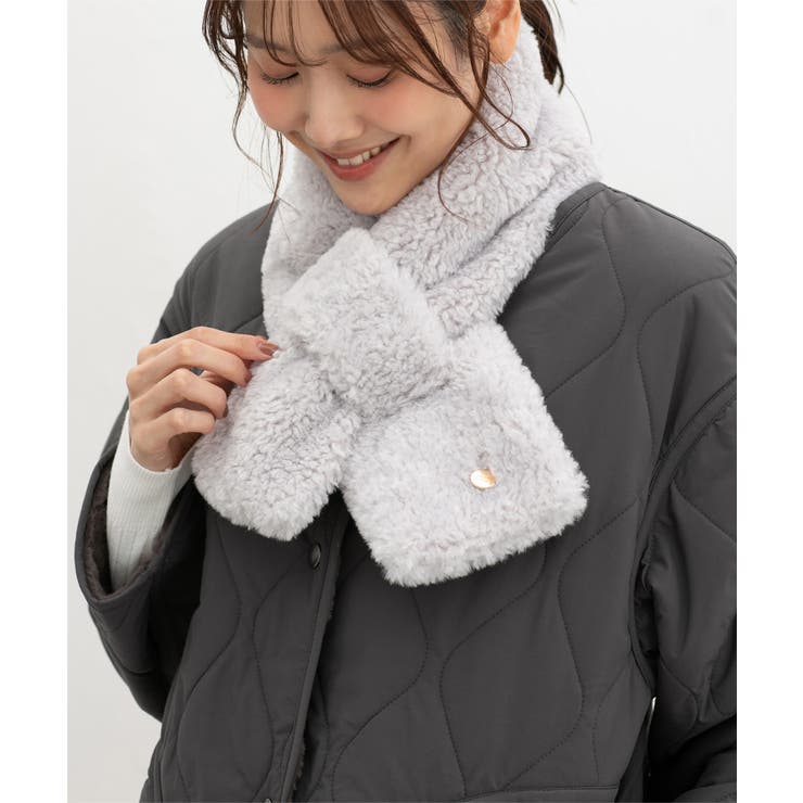 ティペット チャームプレート付き プードルフェイクファー | Honeys | 詳細画像5 