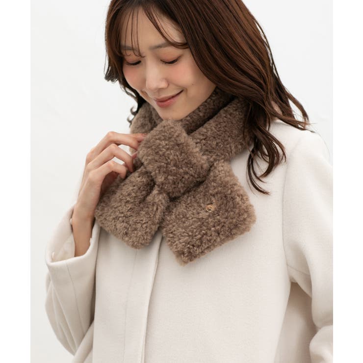 ティペット チャームプレート付き プードルフェイクファー | Honeys | 詳細画像8 