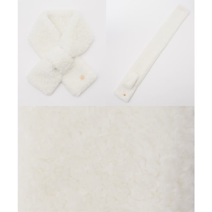 ティペット チャームプレート付き プードルフェイクファー | Honeys | 詳細画像9 