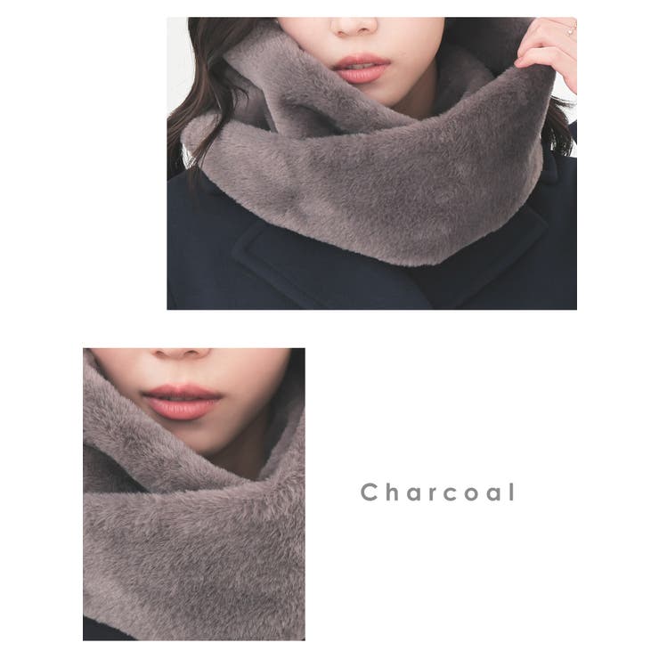 スヌード ネックウォーマー フェイクファー | Honeys | 詳細画像12 