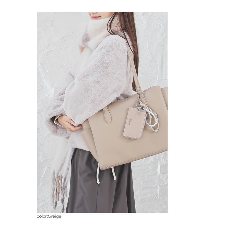 カードケース チャーム付き 合皮 | Honeys | 詳細画像11 